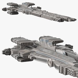 Sci fi Interplanetary Spacecraft Light