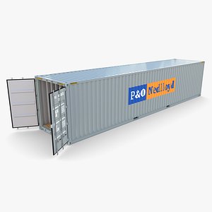 3D 40ft Shipping Container PO Nedlloyd v1
