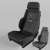 RECARO Expert Comfort Nardo gray Artista gray and black Seat 3D model