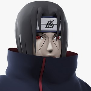 Itachi Uchiha Naruto Characters Low-poly 3D model 3D