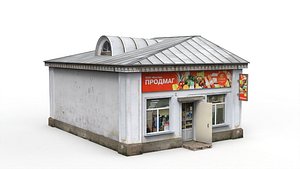 Village shop 3D model