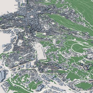 Trieste City Italy 3D model