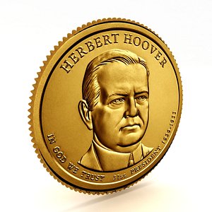 31st PRESIDENT Herbert Hoover Presidential 1 Coin