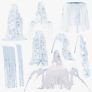 Animated fountains set 01