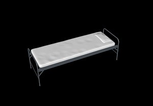3d bed cot model