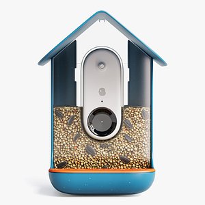 3D Bird Buddy smart bird feeder model
