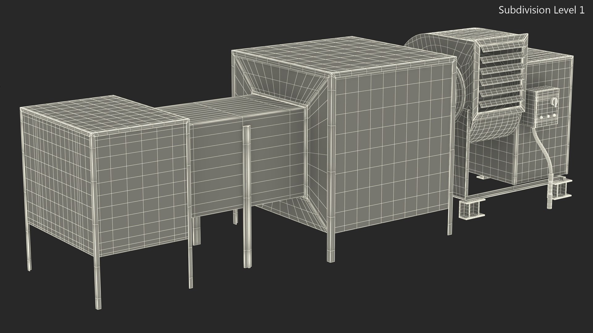 3D HVAC Ventilation System - TurboSquid 2329765