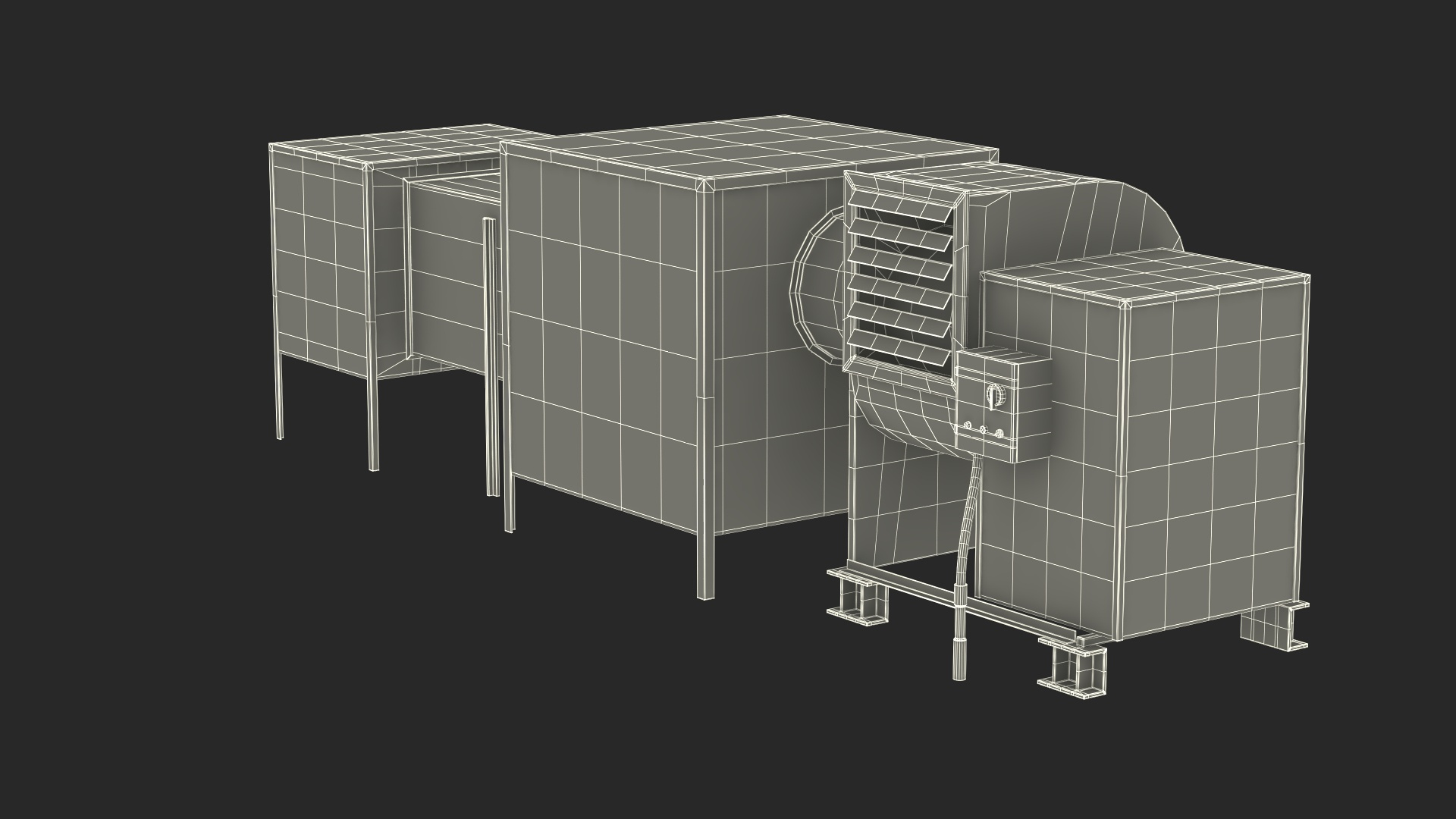 3D HVAC Ventilation System - TurboSquid 2329765