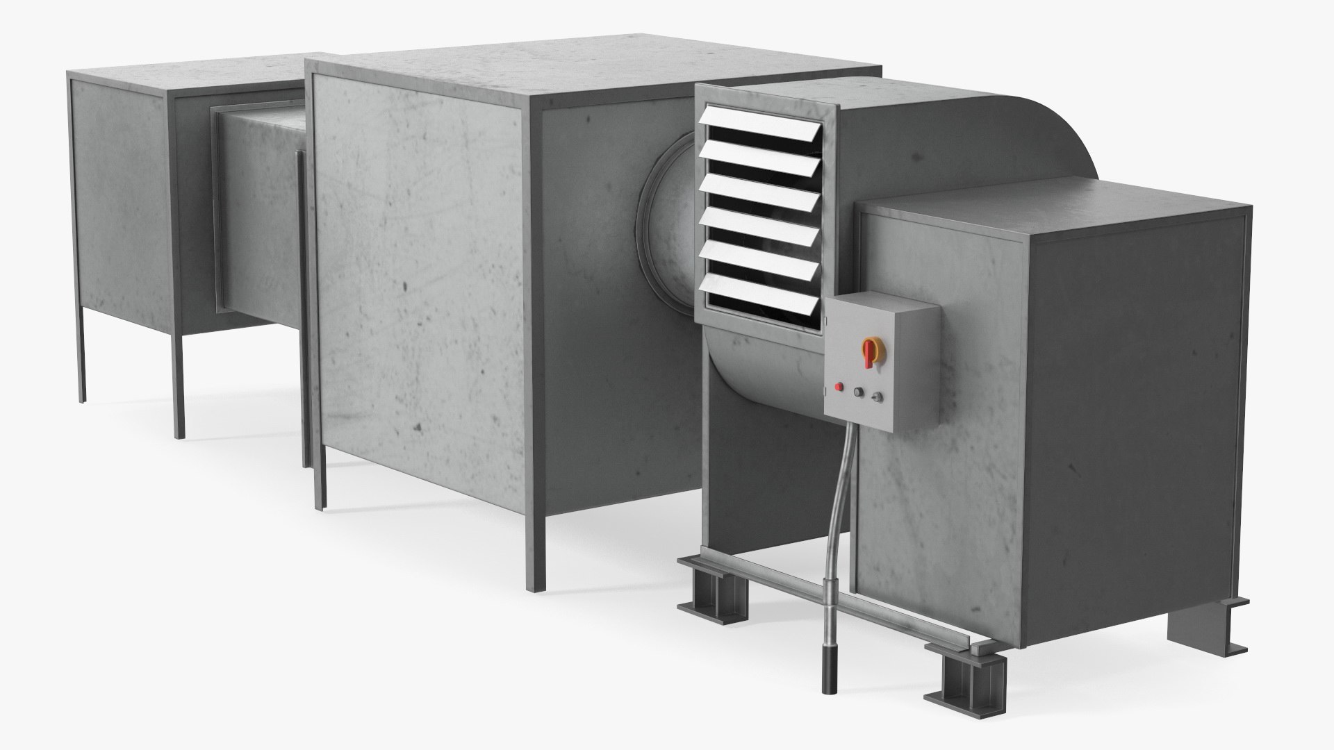 HVAC Ventilation System 3D model preview