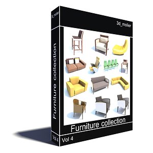 3ds furniture v4 chair sofa