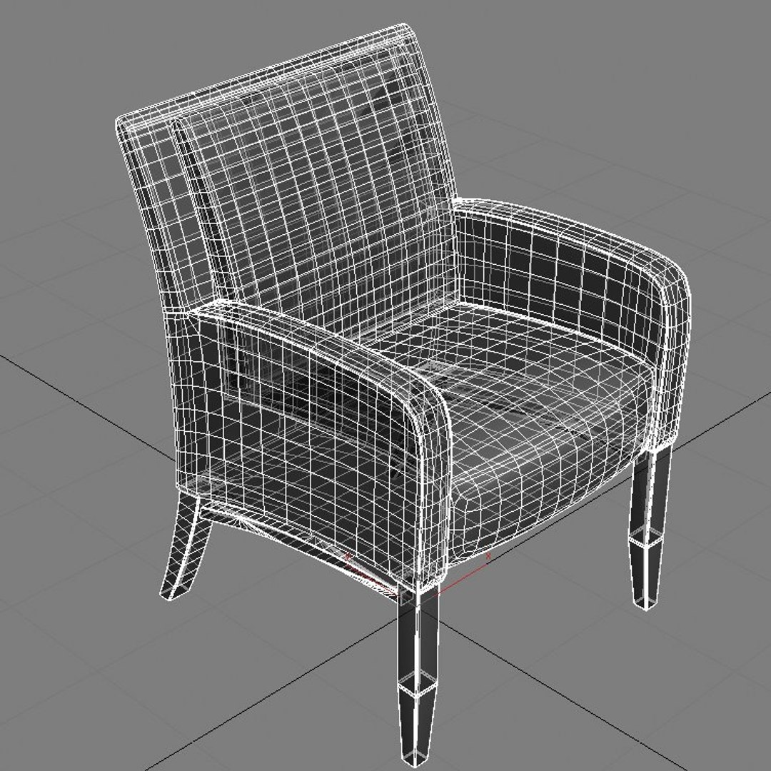 Armchair 3d Obj