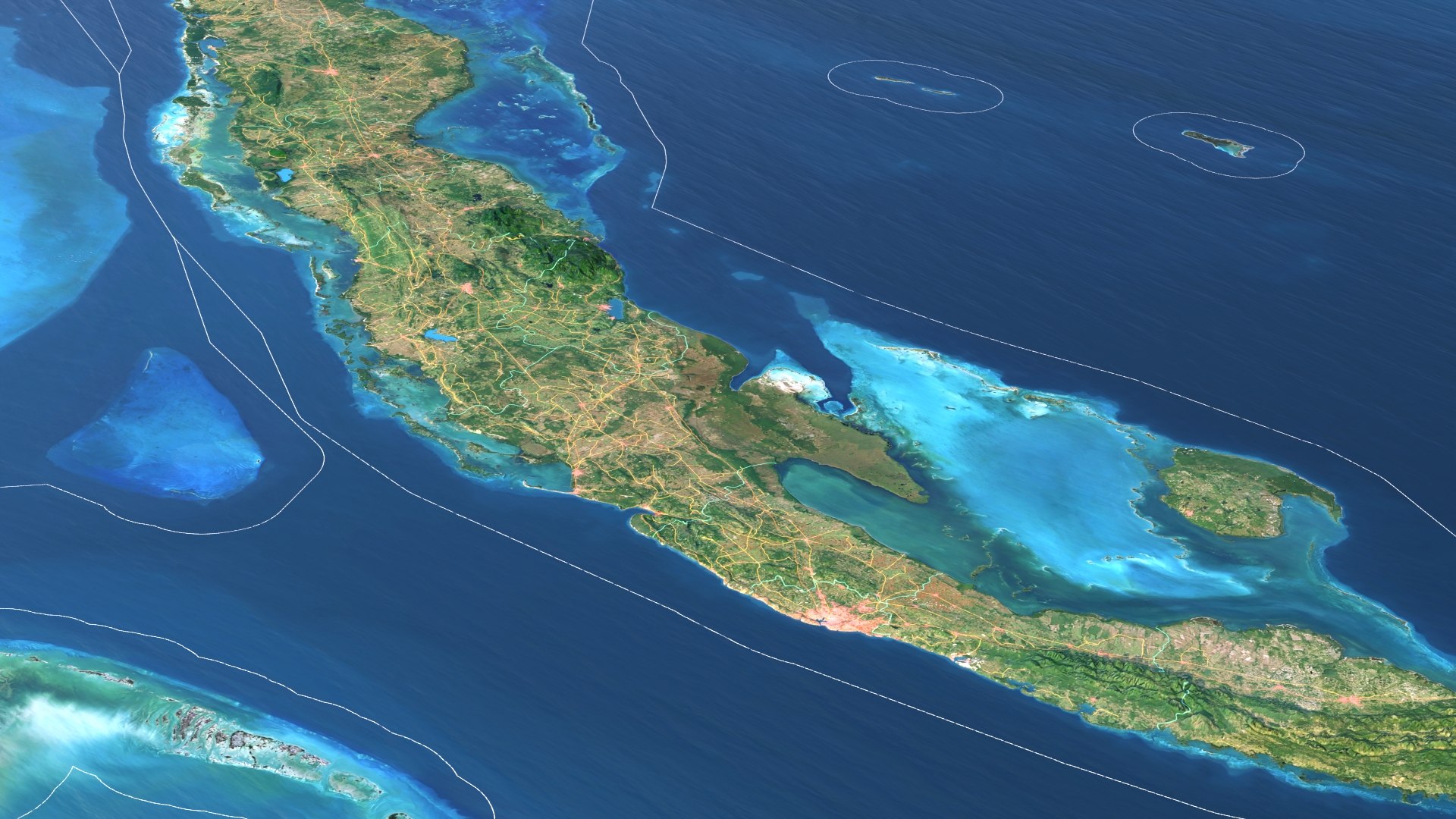 Cuba Map - 21K Realistic Satellite Terrain - Elevation 3D model https://p.turbosquid.com/ts-thumb/9n/sgioce/0L/satellitemap_c3/jpg/1775810460/1920x1080/fit_q87/19f04fde23918334f7e600614576598d3e731071/satellitemap_c3.jpg