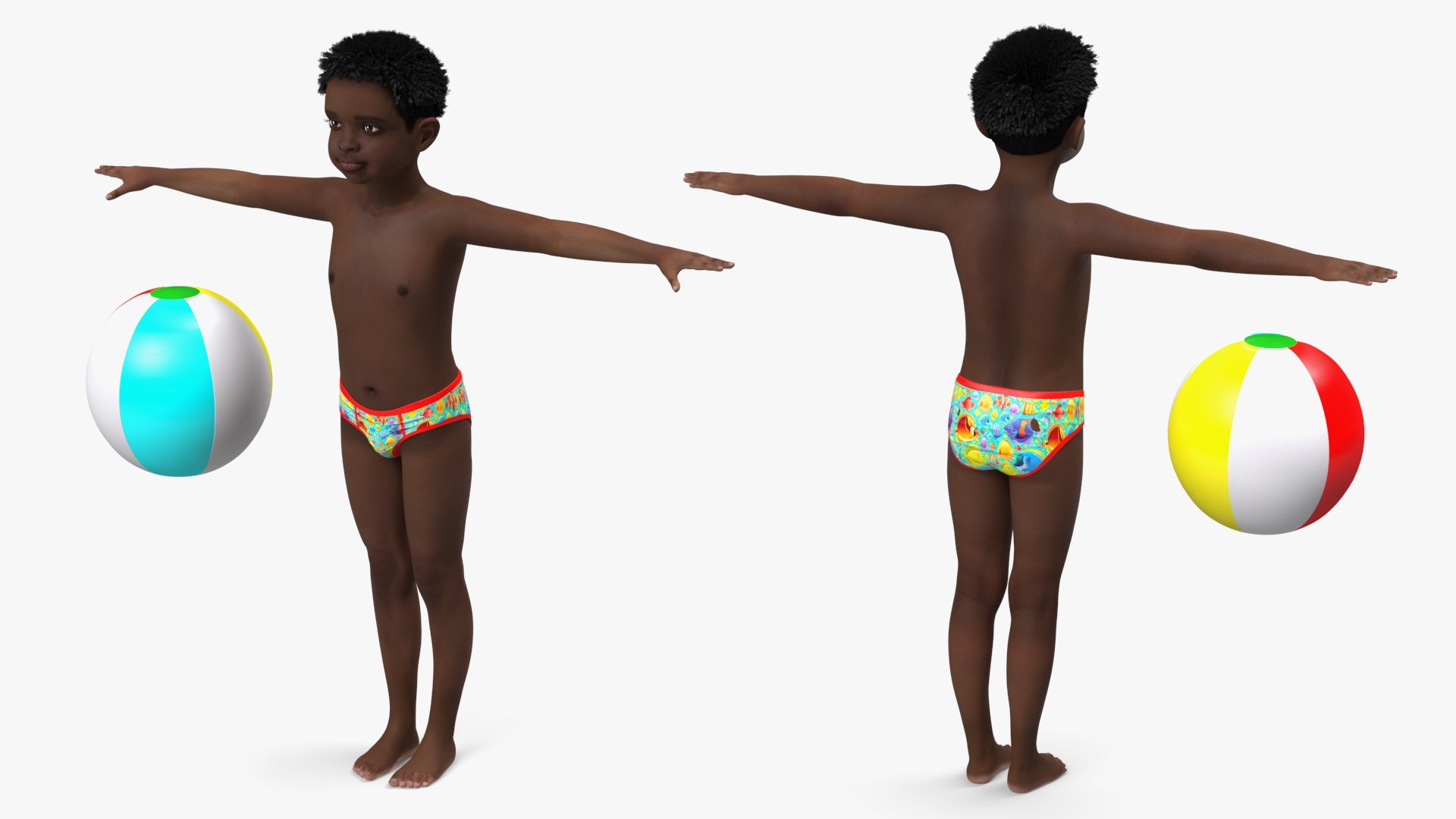 3D Black Child Boy Beach Style T-Pose model https://p.turbosquid.com/ts-thumb/9n/uUSYEo/IF/blackchildboybeachstyletposec4dmodel006/jpg/1661749046/1920x1080/fit_q87/3677d8340947ee54d8f20f235aacd4f2203be276/blackchildboybeachstyletposec4dmodel006.jpg