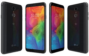 3D lg q7 aurora black model