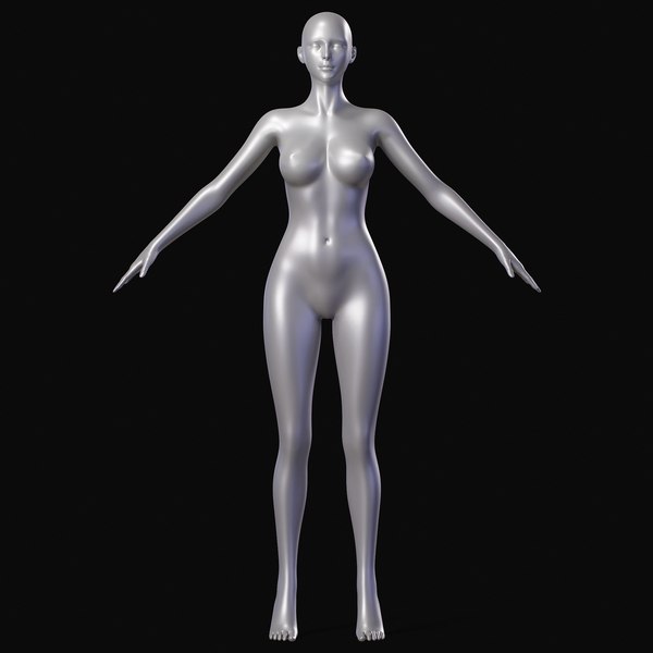 Female body Base mesh | 3D model