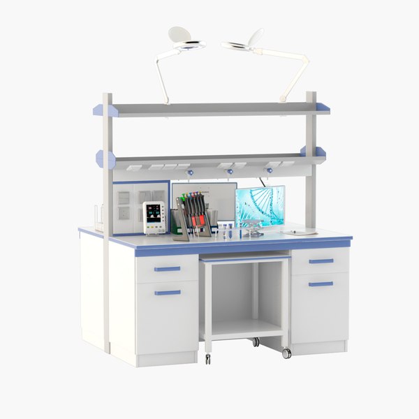 Laboratory table model - TurboSquid 1492006