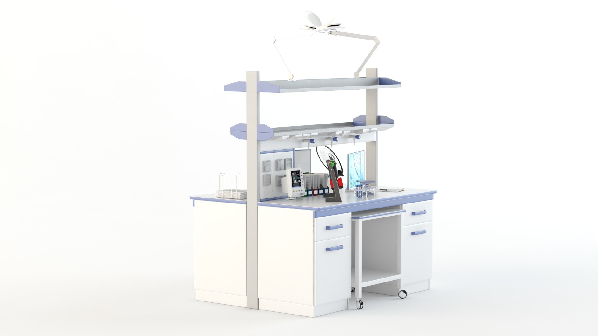 Laboratory Table Model - TurboSquid 1492006