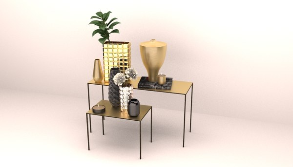 Decorative set 3D model - TurboSquid 1496580