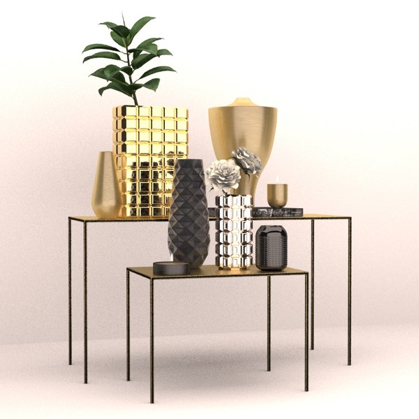 Decorative set 3D model - TurboSquid 1496580