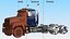 3D 2025 Straight Truck Blue