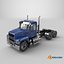 3D 2025 Straight Truck Blue