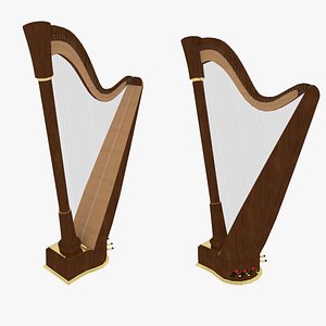 Harp 3D model