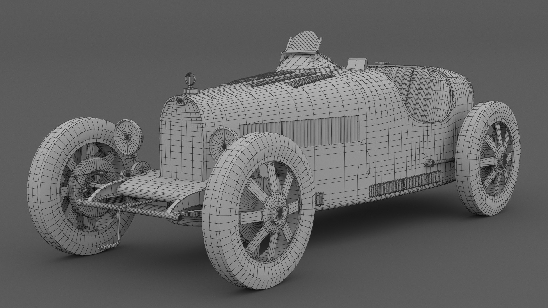 3D Bugatti Type 35 Model - TurboSquid 1971173