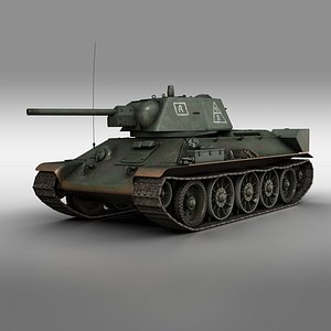 t-34-76 - 1942 soviet 3D model