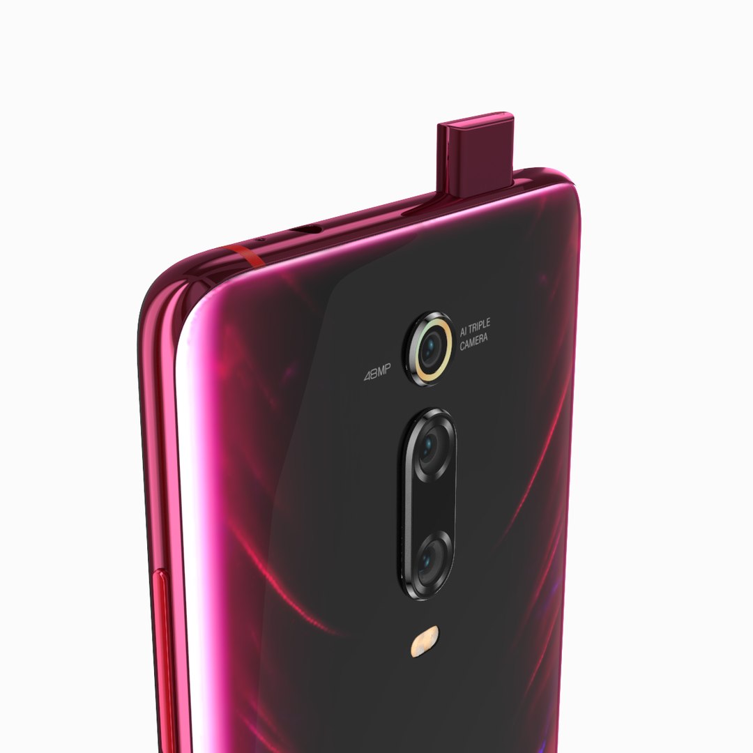 Xiaomi 9t red 3D - TurboSquid 1420805