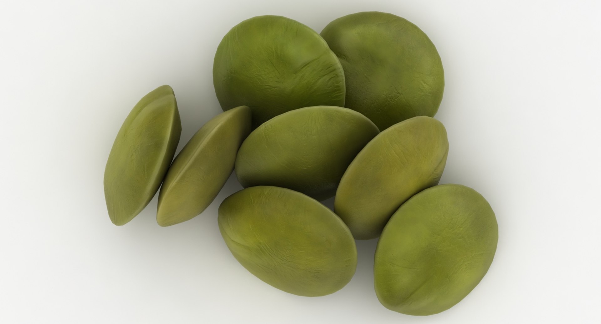 Realistic Green Lentils 3D Model - TurboSquid 1328092