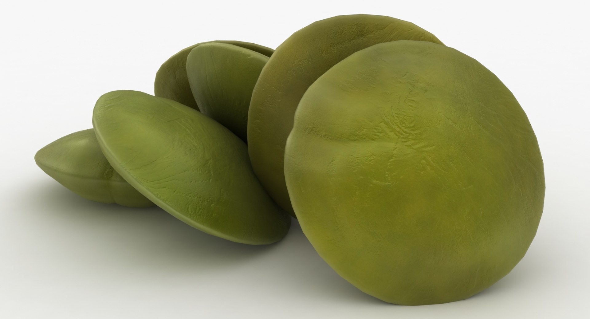 Realistic Green Lentils 3D Model - TurboSquid 1328092