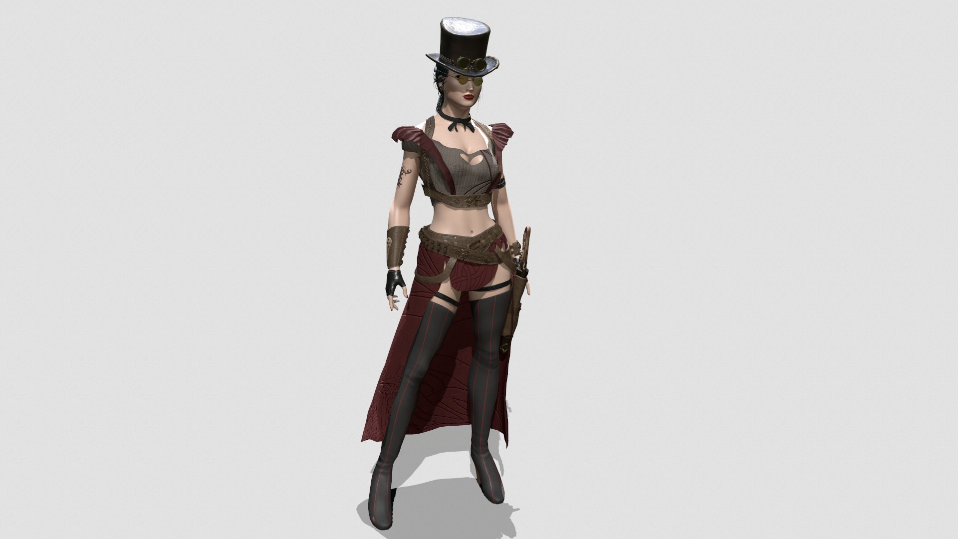 Steampunk Woman 3D model https://p.turbosquid.com/ts-thumb/9o/KD2dEP/33/screenshot004/png/1700753873/1920x1080/fit_q87/2bb6161c8dfa35aefa384accd660ae8c5280492c/screenshot004.jpg