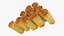Pila de rollitos de primavera