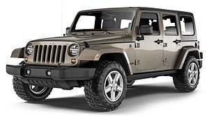 Jeep Wrangler Unlimited 2008 3D model