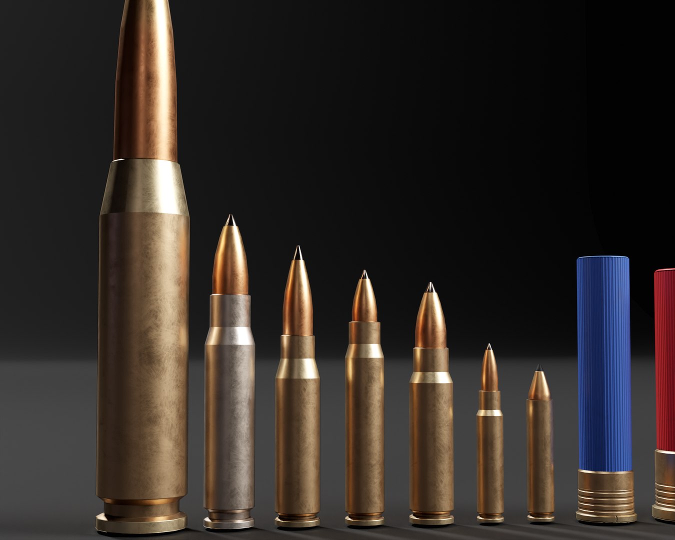 3D Bullets Pack - TurboSquid 2279185