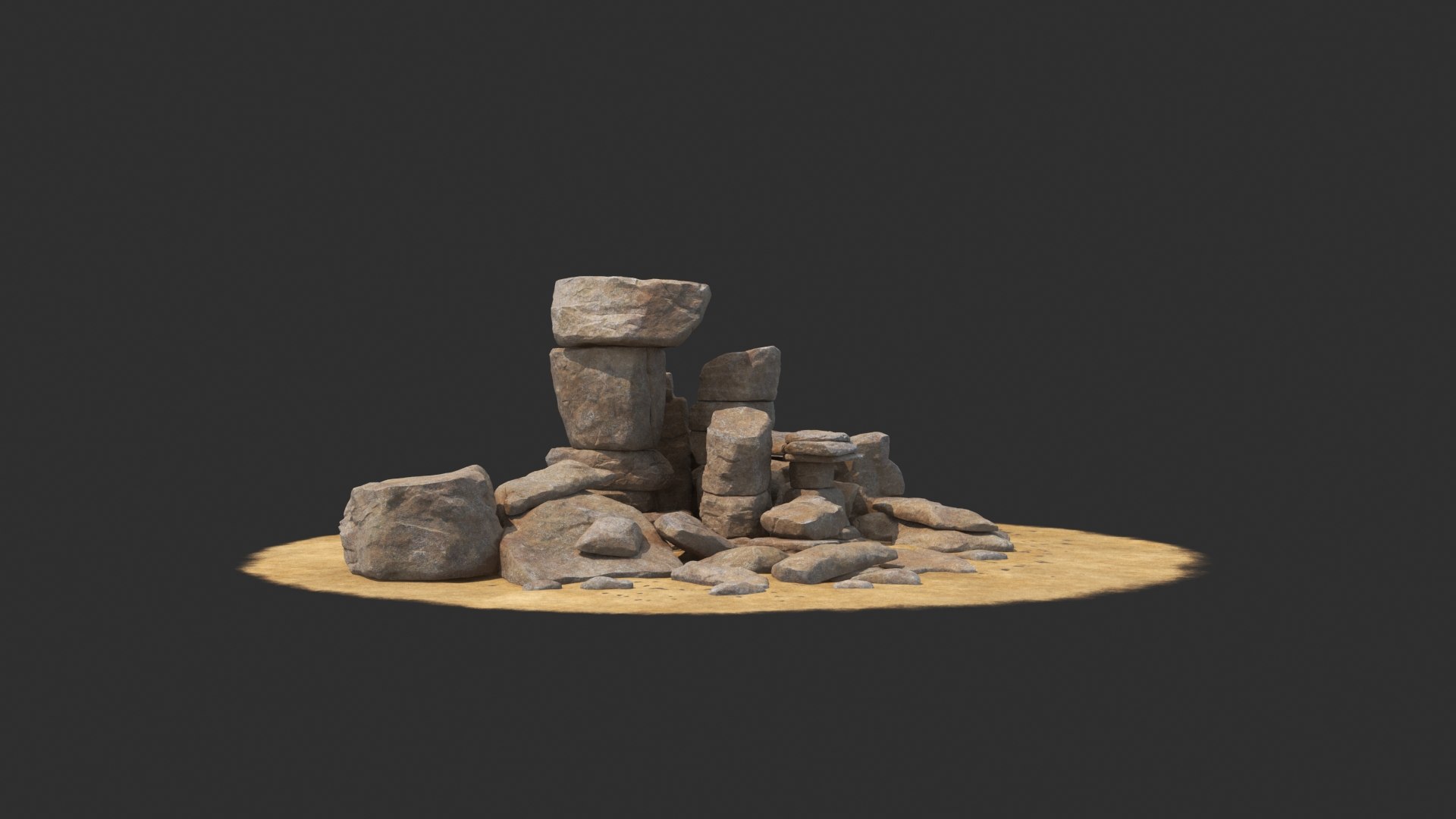 3D Rock Model - TurboSquid 2034318