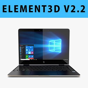 E3D - New HP Spectre x360 13-inch 2017 Laptop 3D