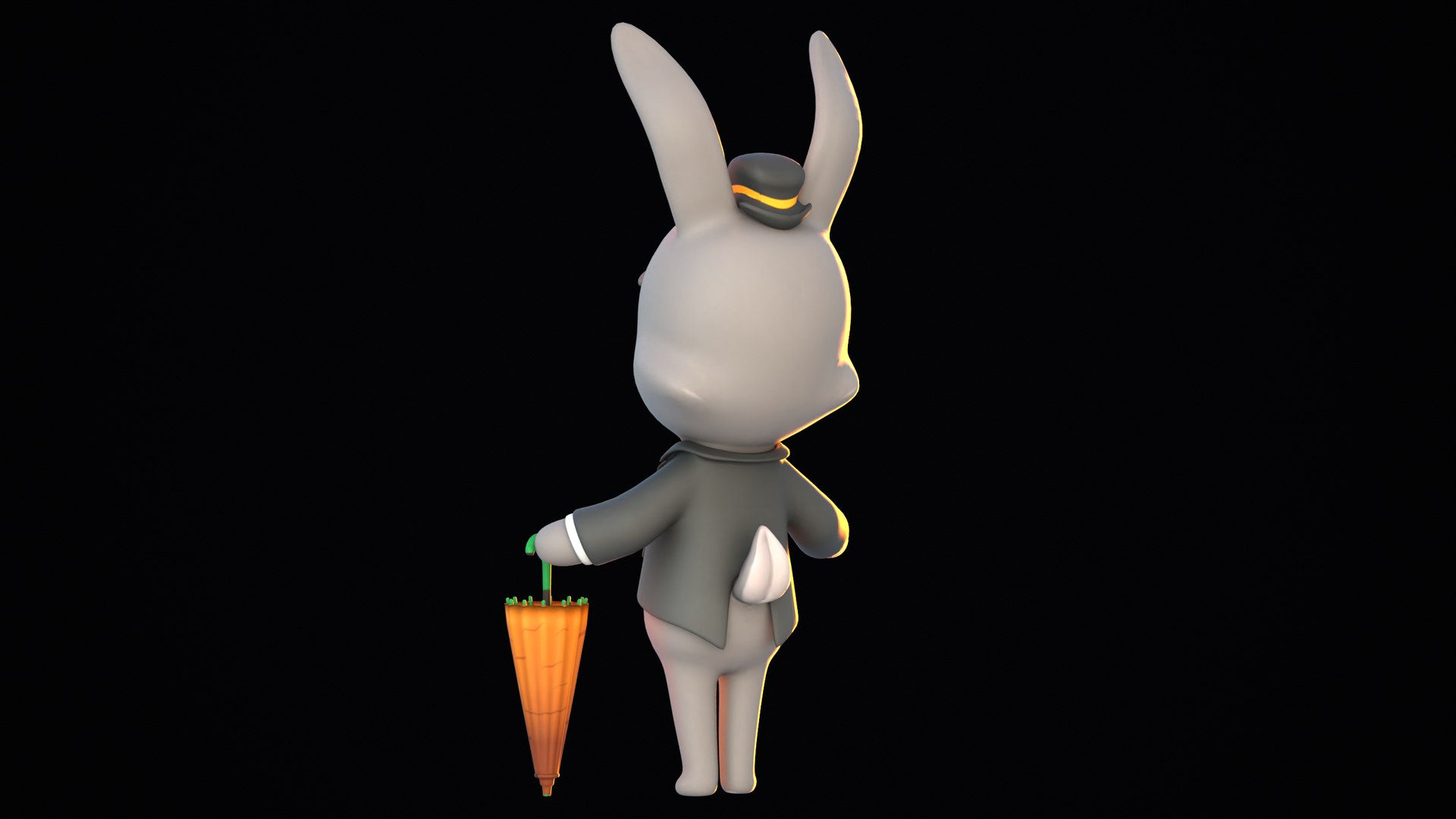 3D Mister Rabbit Cartoon Character PBR model https://p.turbosquid.com/ts-thumb/9o/UXm5cT/AQ/r_viewport_021/png/1700572578/1920x1080/fit_q87/56939df460486c914e9125e720037d5450b4cf86/r_viewport_021.jpg