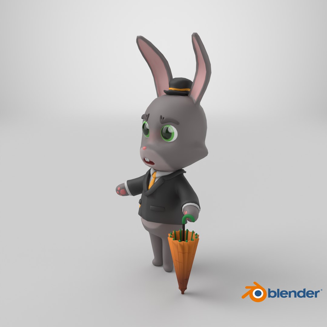 3D Mister Rabbit Cartoon Character PBR model https://p.turbosquid.com/ts-thumb/9o/UXm5cT/ZO/stemcell_blender_cycles_render/png/1724418725/1920x1080/fit_q87/275f596c9da8188ff7cbcfb1efe9eb99a8e4ef1d/stemcell_blender_cycles_render.jpg