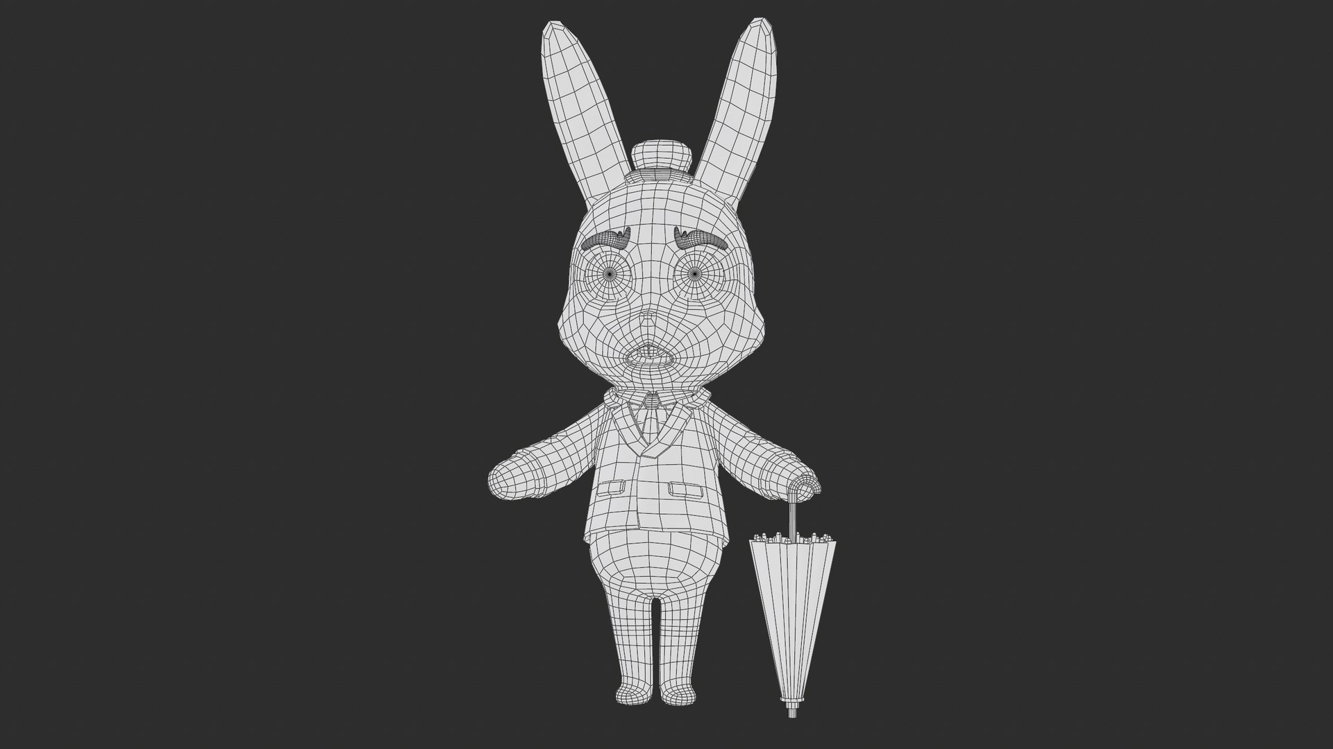 3D Mister Rabbit Cartoon Character PBR model https://p.turbosquid.com/ts-thumb/9o/UXm5cT/s3/screenshot001/png/1700572587/1920x1080/fit_q87/fd27726603ebbe91f55b940776adf3b893c0e9bf/screenshot001.jpg