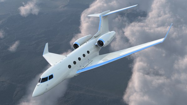 modelo 3d Vuelo en jet ejecutivo bimotor - TurboSquid 1978333