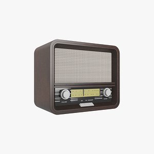 3D old radio