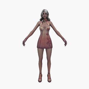 Fantasy Girl V4 3D model