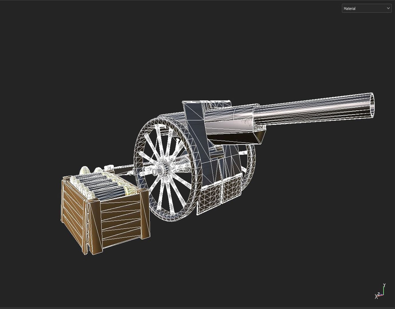 3D Anti Tank Gun - TurboSquid 2244515