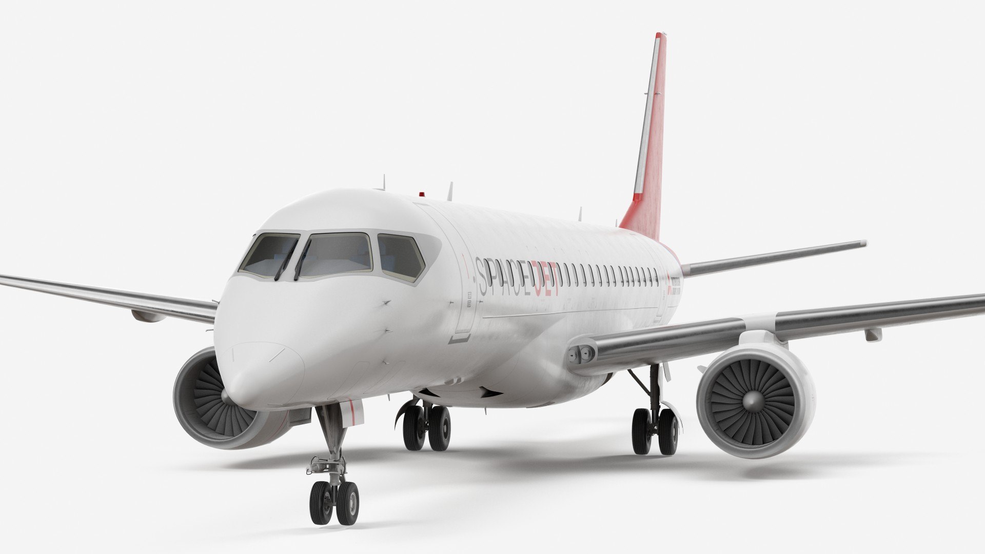 Mitsubishi SpaceJet M90 3D model preview