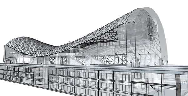 Grand Train Station model - TurboSquid 1809272