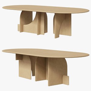 3D Gallotti and Radice dining table Selce T model