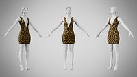 Dress 34 Black Gold Empress Velvet