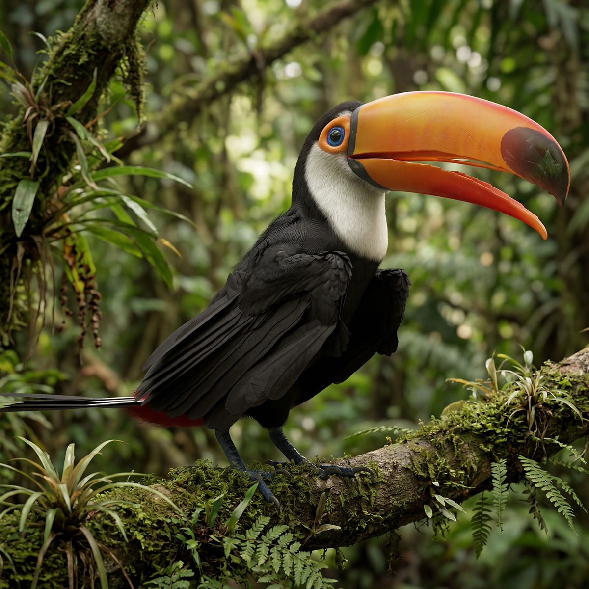 3D модель Модель Toco Toucan Fur Rigged For Maya - TurboSquid 2551692