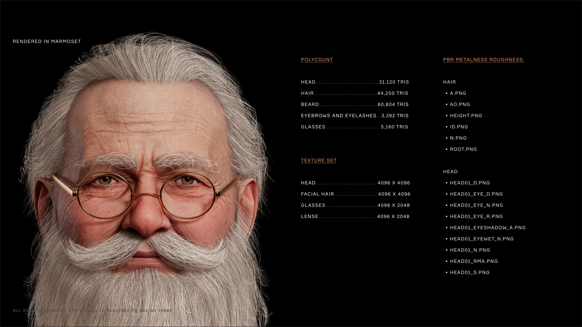 Old School Santa Claus Realistic 3D Model - TurboSquid 2151553